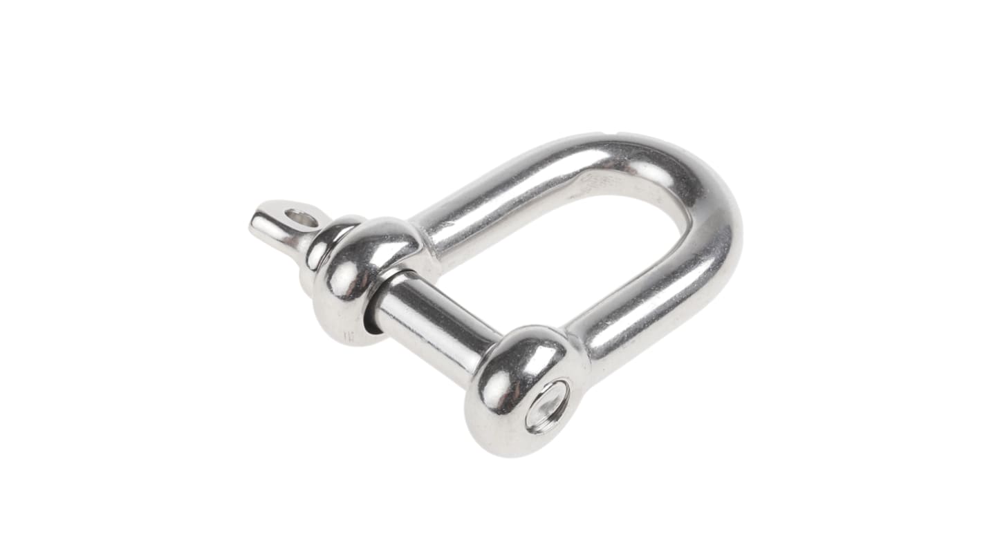 RS PRO D-Shackle, Stainless Steel, 0.15t