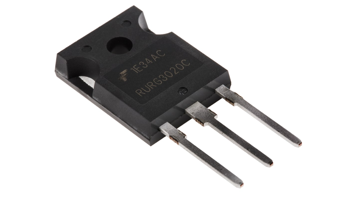 onsemi THT Diode Gemeinsame Kathode, 200V / 30A, 3-Pin TO-247