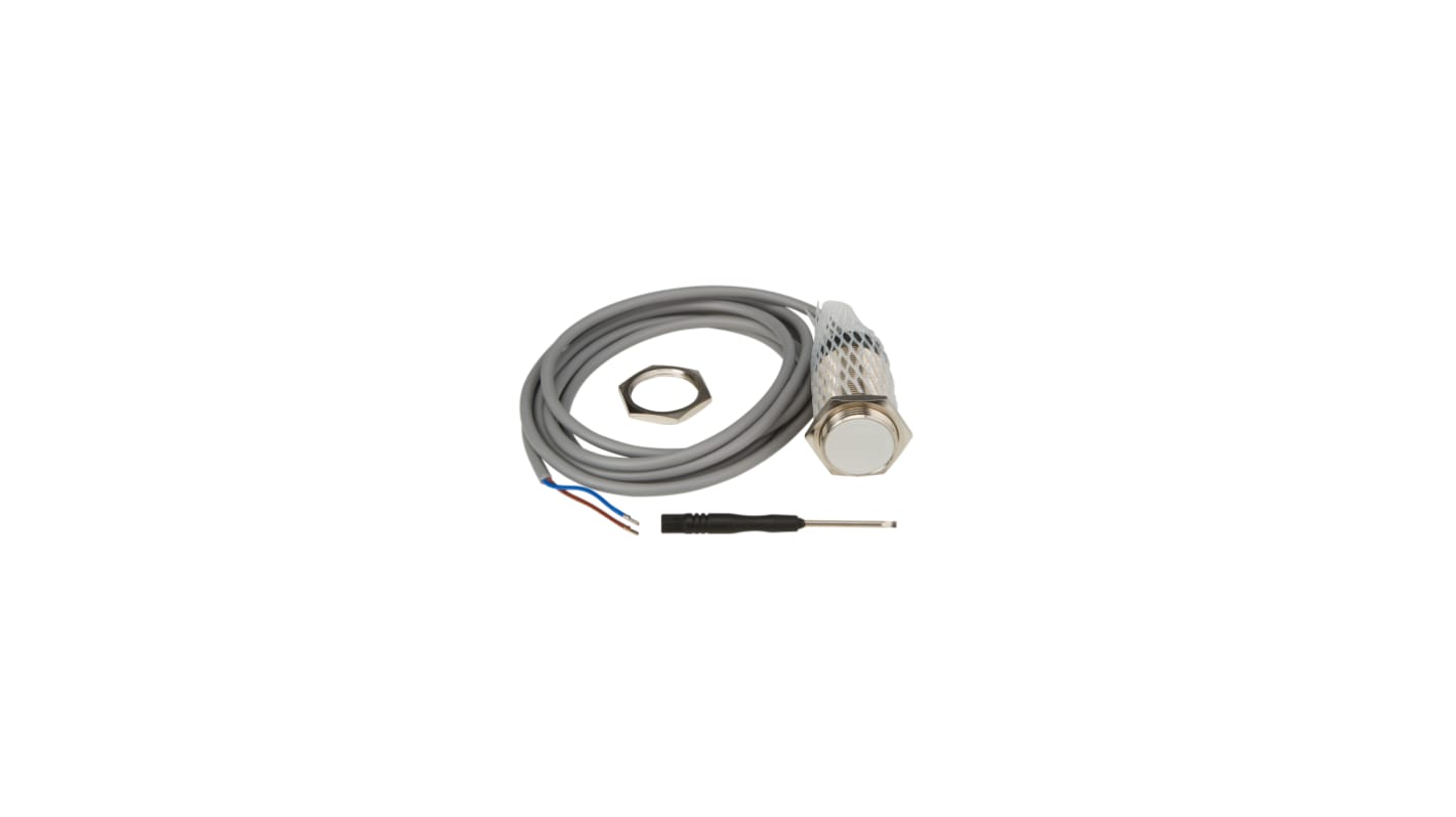 RS PRO Capacitive Barrel-Style Proximity Sensor, M30 x 1.5, 10 mm Detection, 20 → 250 V ac, IP67