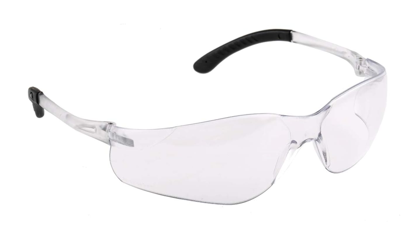 RS PRO UV Safety Glasses, Clear Polycarbonate Lens RS