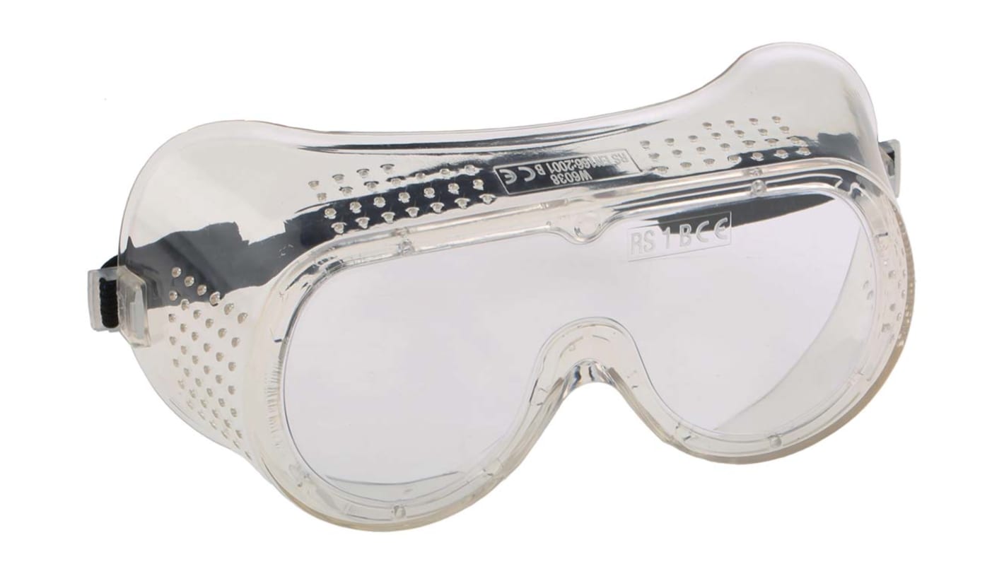 Gafas panorámicas de seguridad RS PRO, protección UV, ventilado