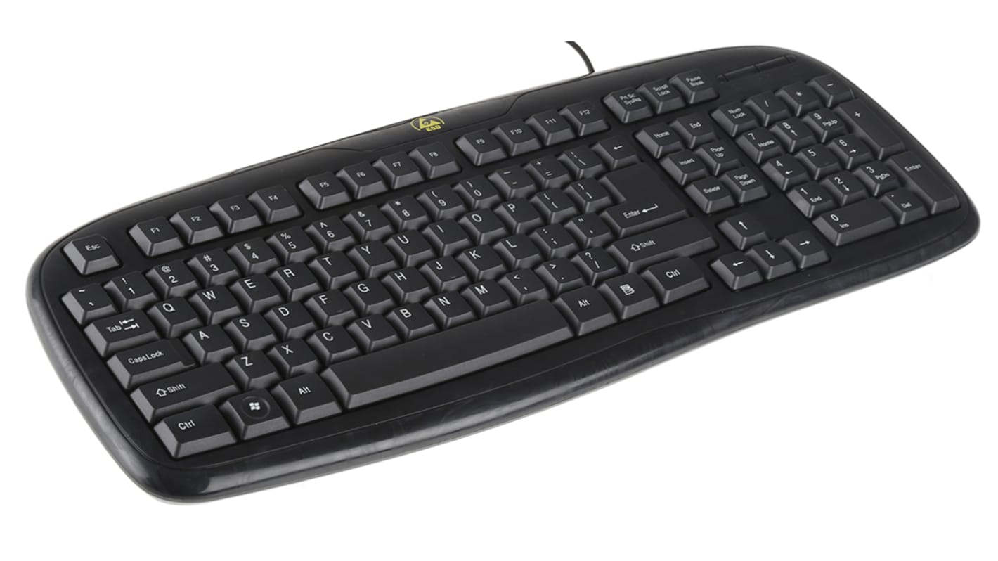 Klawiatura ESD, typ: Keyboard, w zestawie: 1, wys.: 30mm, szer.: 500mm, gł.: 160mm