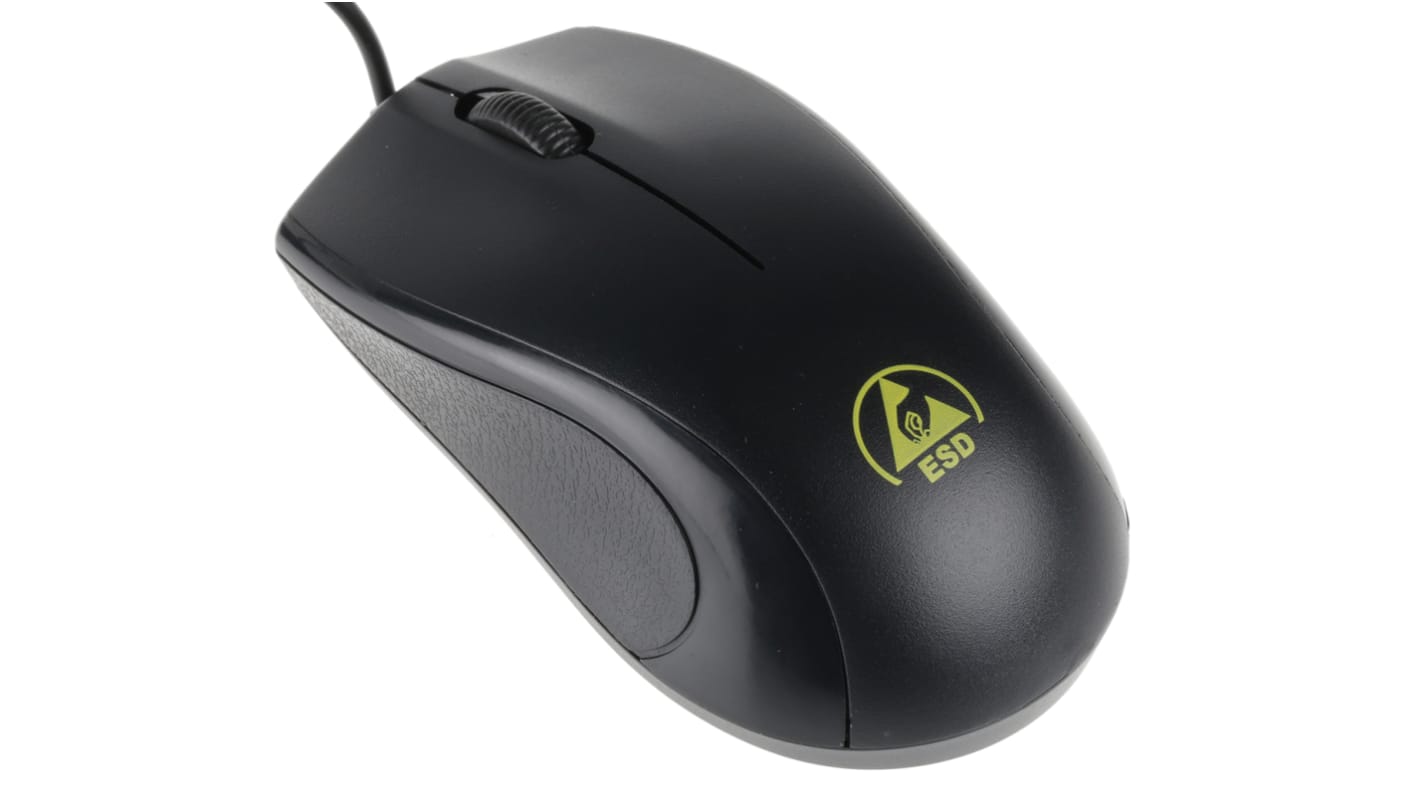 RS PRO ESD Mouse, 1 db, 35mm, 120mm, 75mm