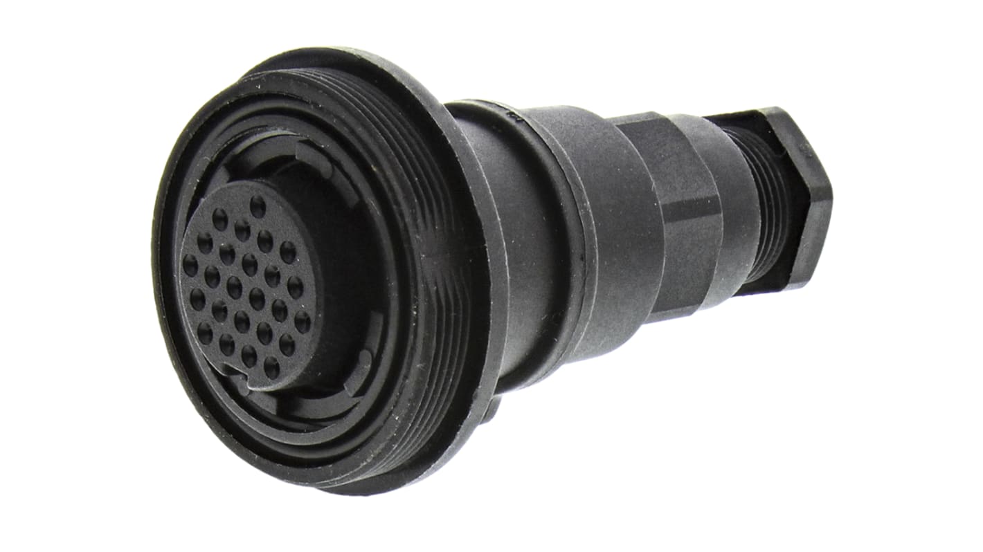 Bulgin Circular Connector, 25 Contacts, Cable Mount, Socket, Female, IP68, Standard Buccaneer Series