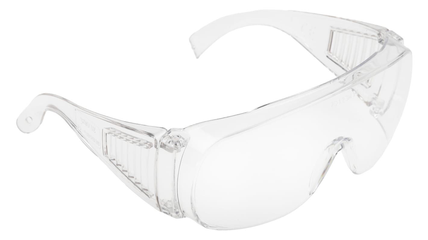 3M Visitor UV Safety Glasses, Clear PC Lens