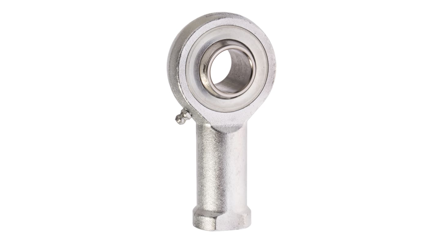 Terminale aste Durbal, lunghezza 40mm, foro da 6mm, filettatura M6 x 1 Femmina, carico dinamico 2.8kN, statico 0.7kN,