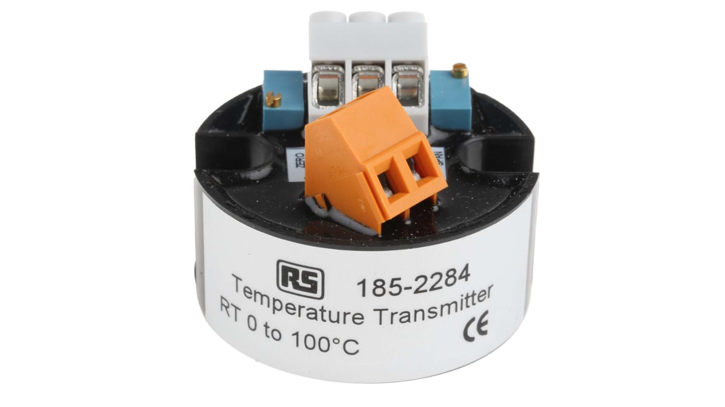 RS PRO Temperaturtransmitter, Type: Pt100, 12→ 36 V dc