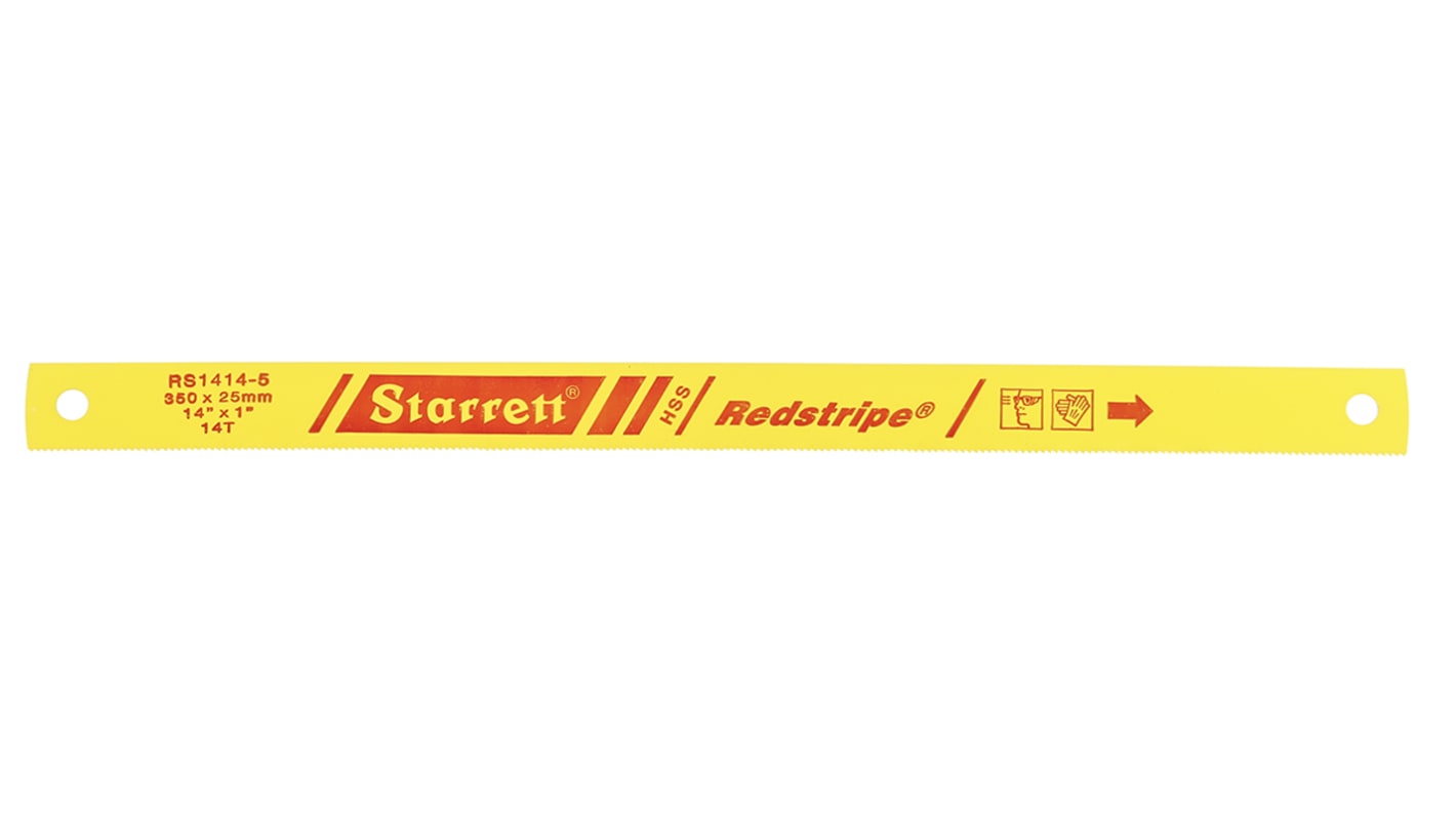AX0007 Starrett 350.0 mm HSS Hacksaw Blade, 14 TPI RS