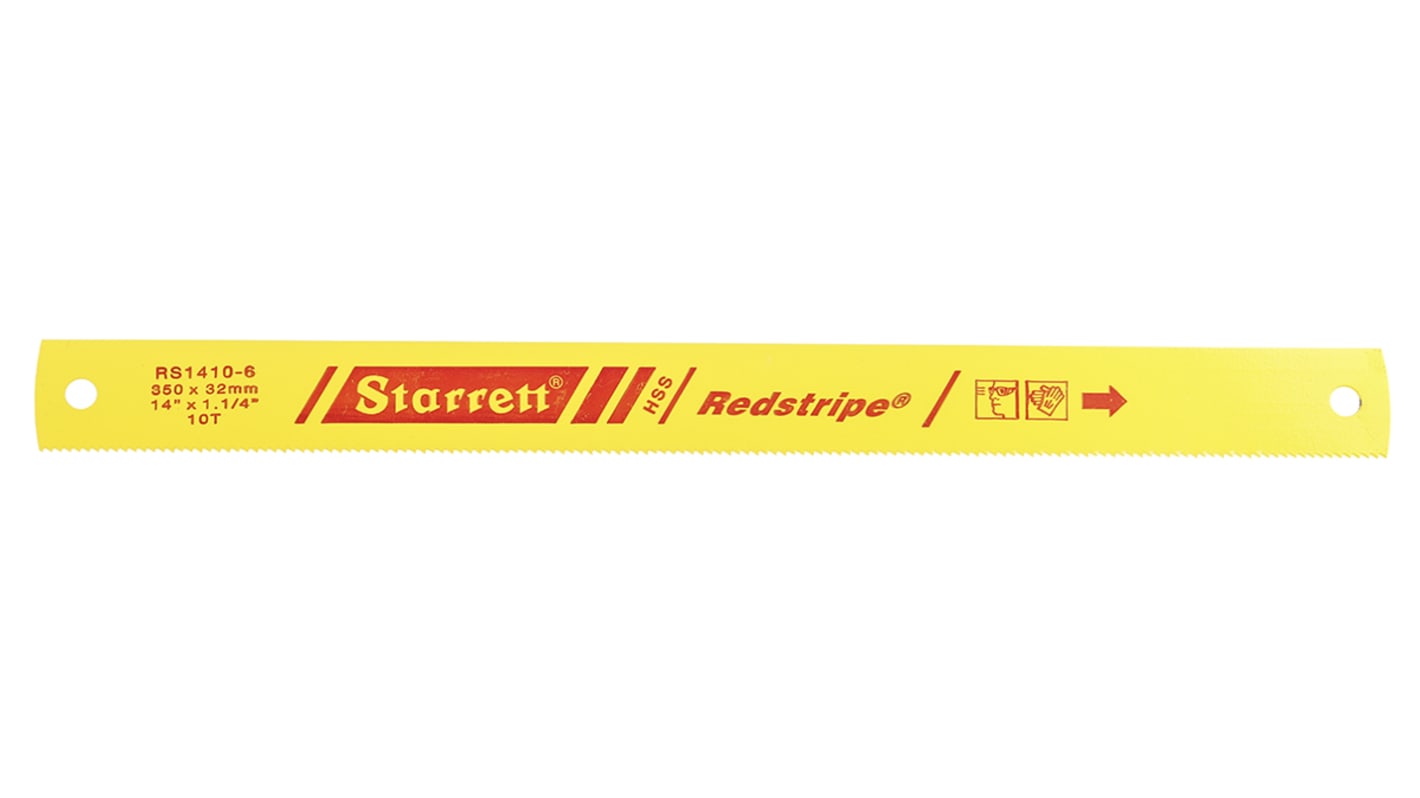 AX0009 Starrett 350.0 mm HSS Hacksaw Blade, 10 TPI RS