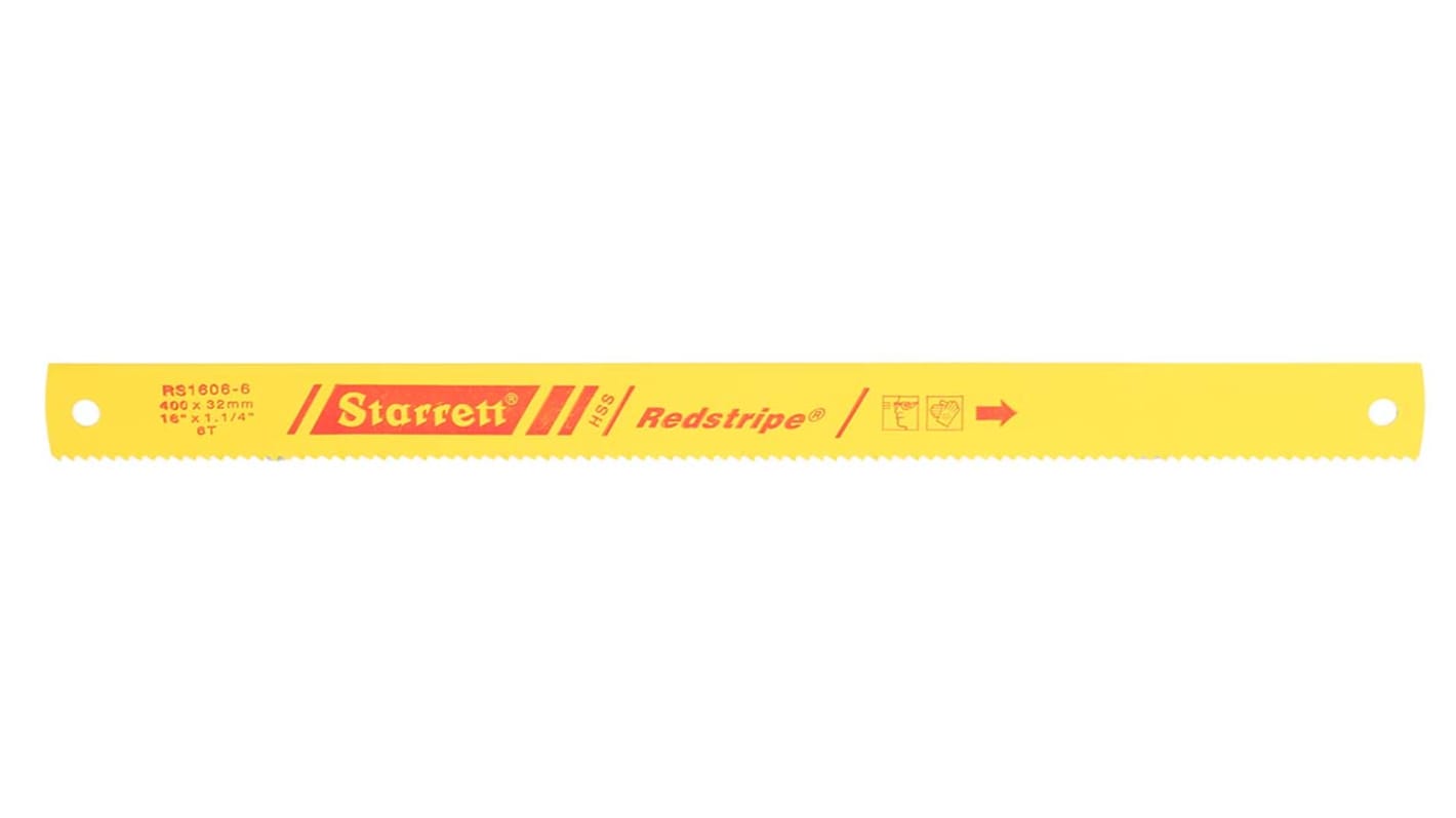 Starrett 400.0 mm HSS Hacksaw Blade, 6 TPI