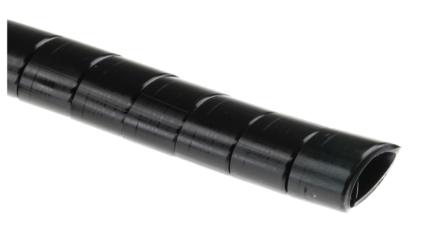 Spiral wrap 16mm x 1.5mm x 50m Black