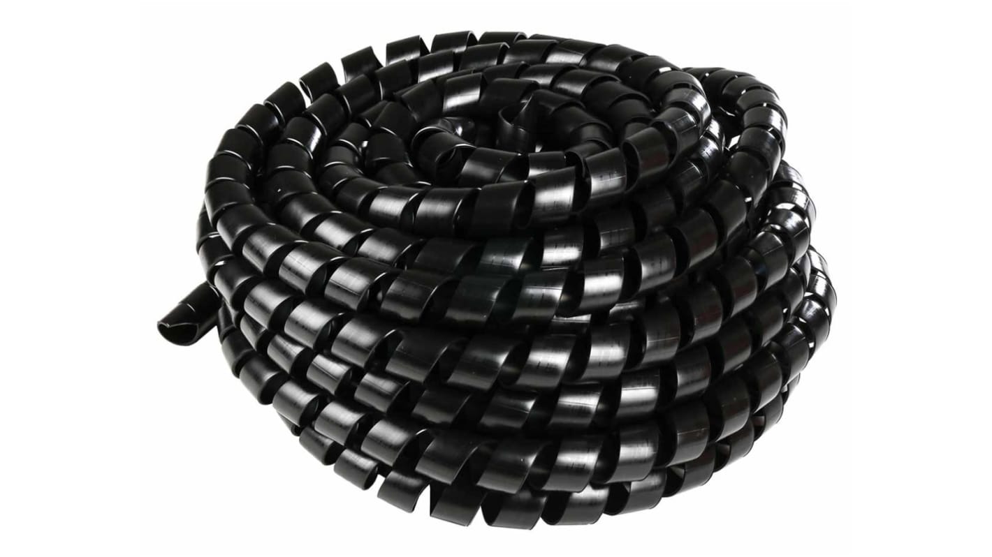 Spiral wrap 63mm x 3.5mm x 20m Black