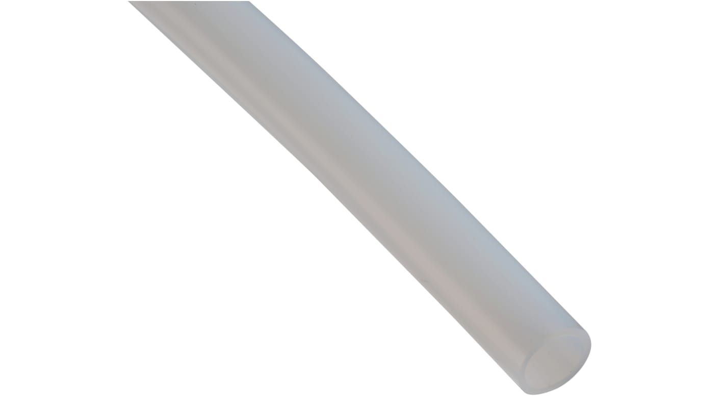 RS PRO PTFE, Flexible Tube, 8mm ID, 10mm OD, Clear, 50m