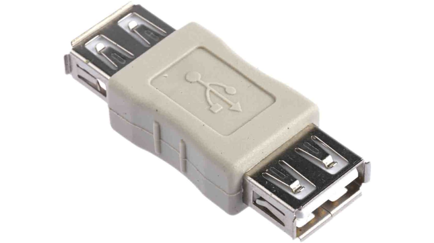 Adapter złącze A USB A złącze B USB A, rodzaj A Żeńskie rodzaj B Żeńskie standard USB 2.0 RS PRO