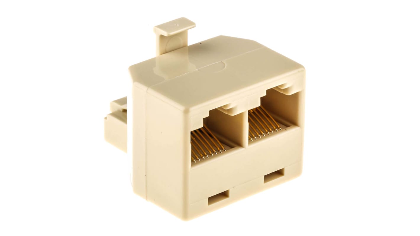 RS PRO RJ adapter, 2 portos, RJ45