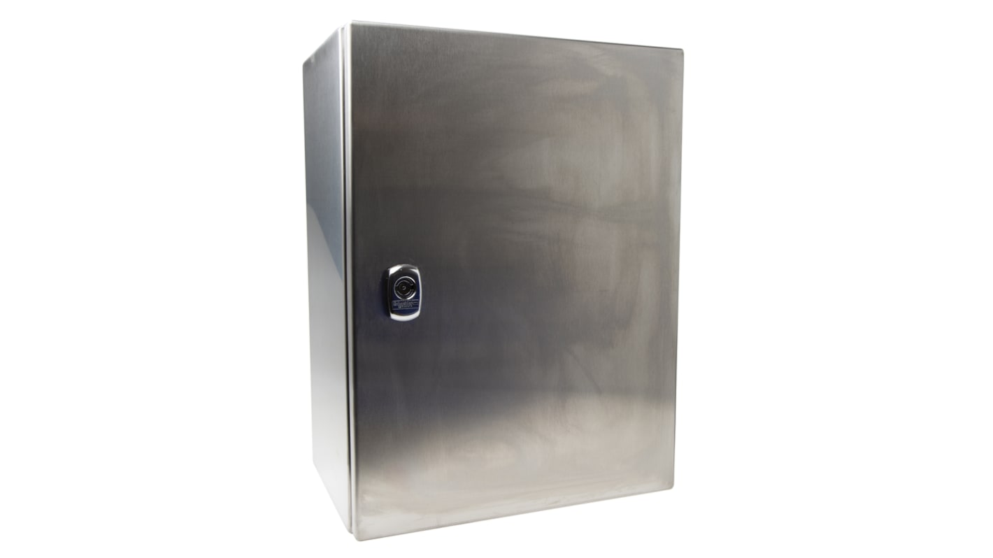 Contenitore a parete con portello Piatta Schneider Electric in Acciaio inox 400 x 300 x 200mm, col. , IP66