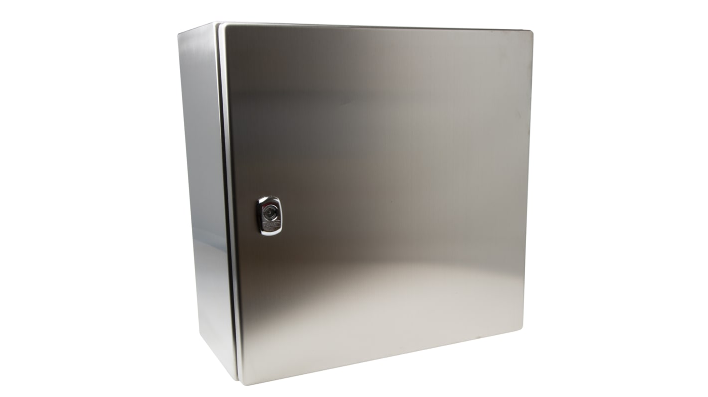 Contenitore a parete con portello Piatta Schneider Electric in Acciaio inox 400 x 400 x 200mm, col. , IP66