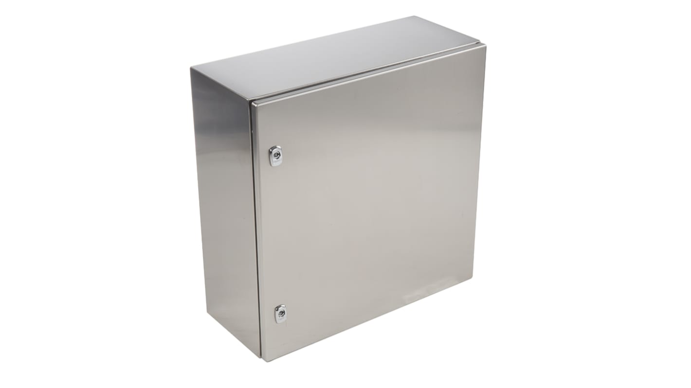 Contenitore a parete con portello Piatta Schneider Electric in Acciaio inox 600 x 600 x 250mm, col. Acciaio, IP66