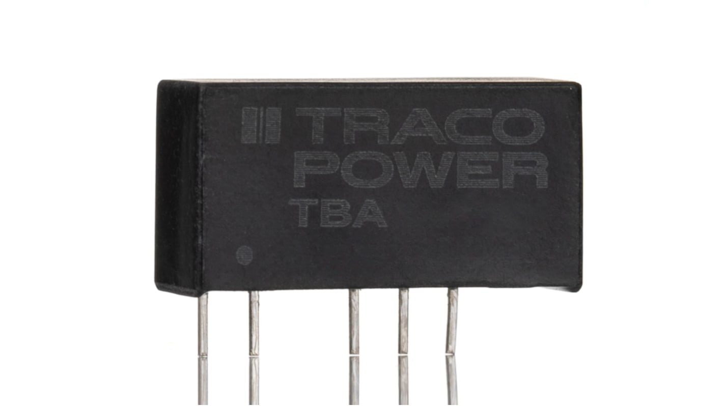 Convertisseur DC-DC TRACOPOWER, TBA 2, Montage traversant, 2W, 1 sortie, 5V c.c., 400mA