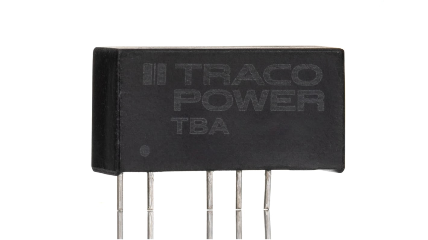 TRACOPOWER DC-DCコンバータ Vout：±5V dc 21.6 → 26.4 V dc, 2W, TBA 2-2421