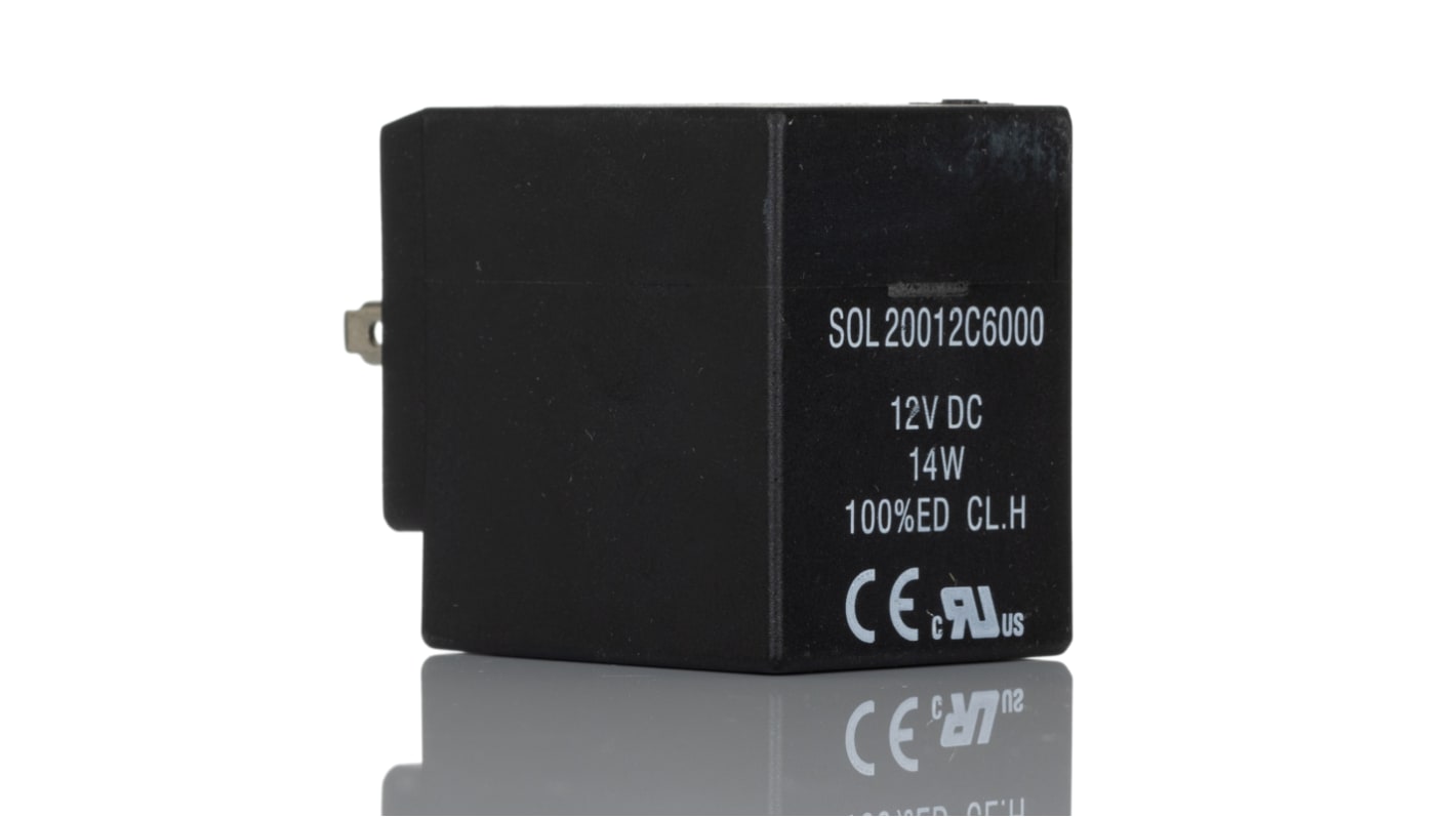 Bobina per valvola a solenoide RS PRO, 12 V c.c.