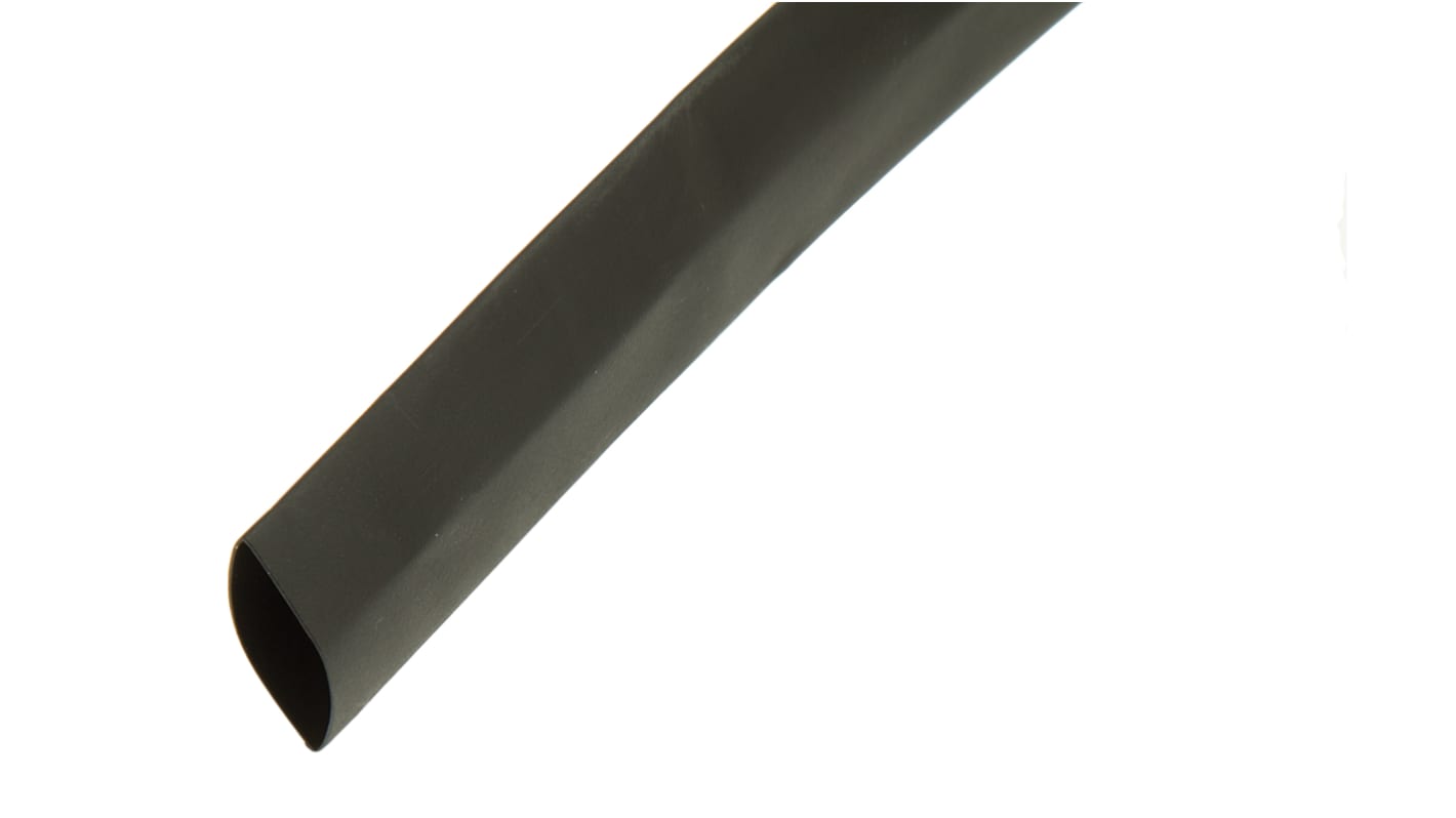 HellermannTyton Heat Shrink Tubing, Black 12.7mm Sleeve Dia. x 5m Length 2:1 Ratio, HIS-PACK Series