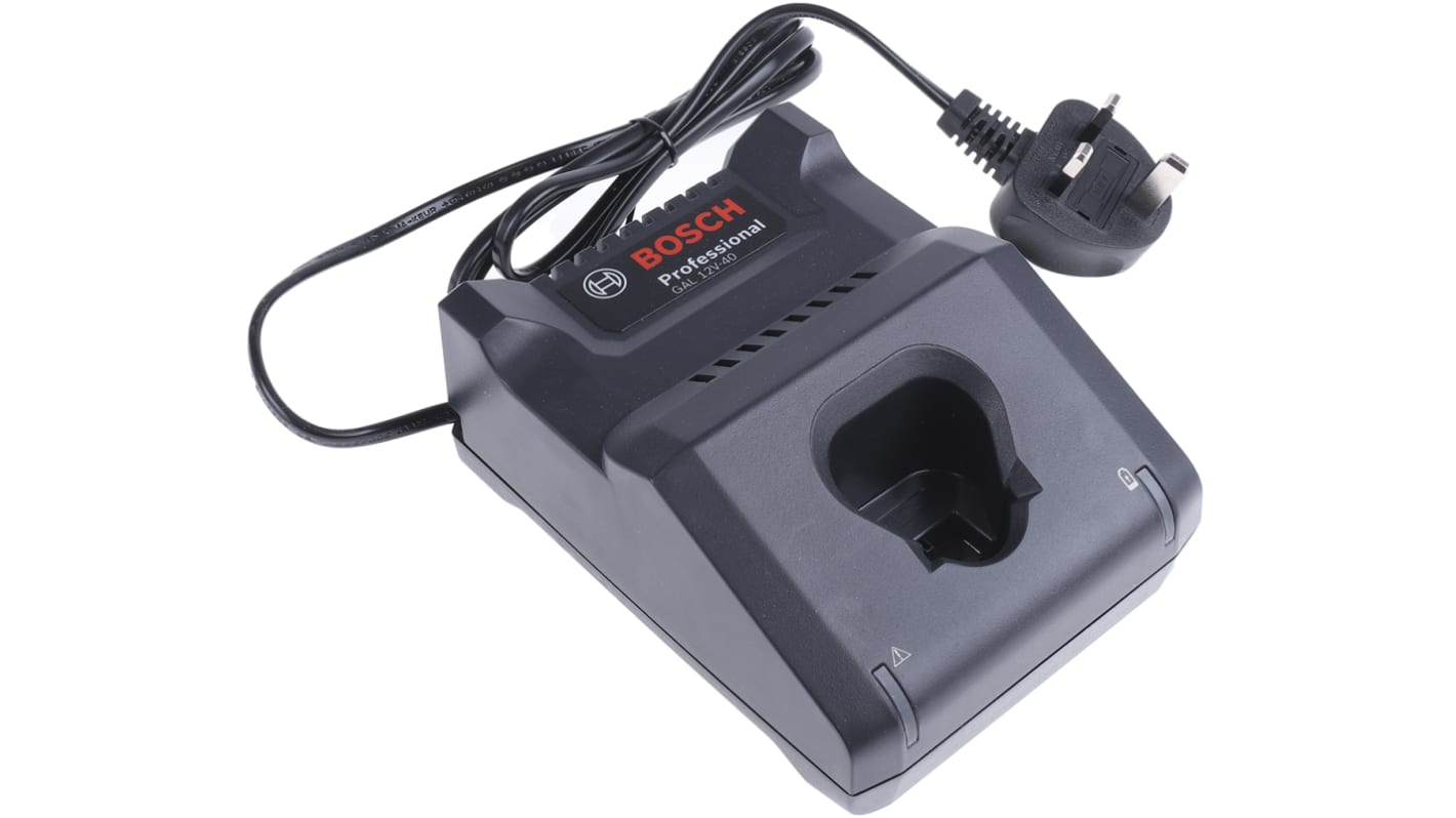 Bosch 1600A019R4 Battery Charger, 12V, UK Plug | RS