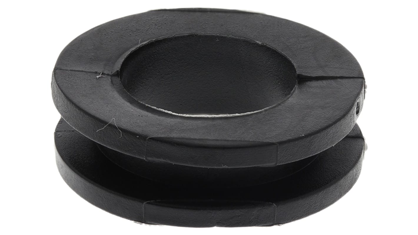 HellermannTyton HV Kabeltülle bis Ø 14mm Loch ø 18mm PVC Schwarz