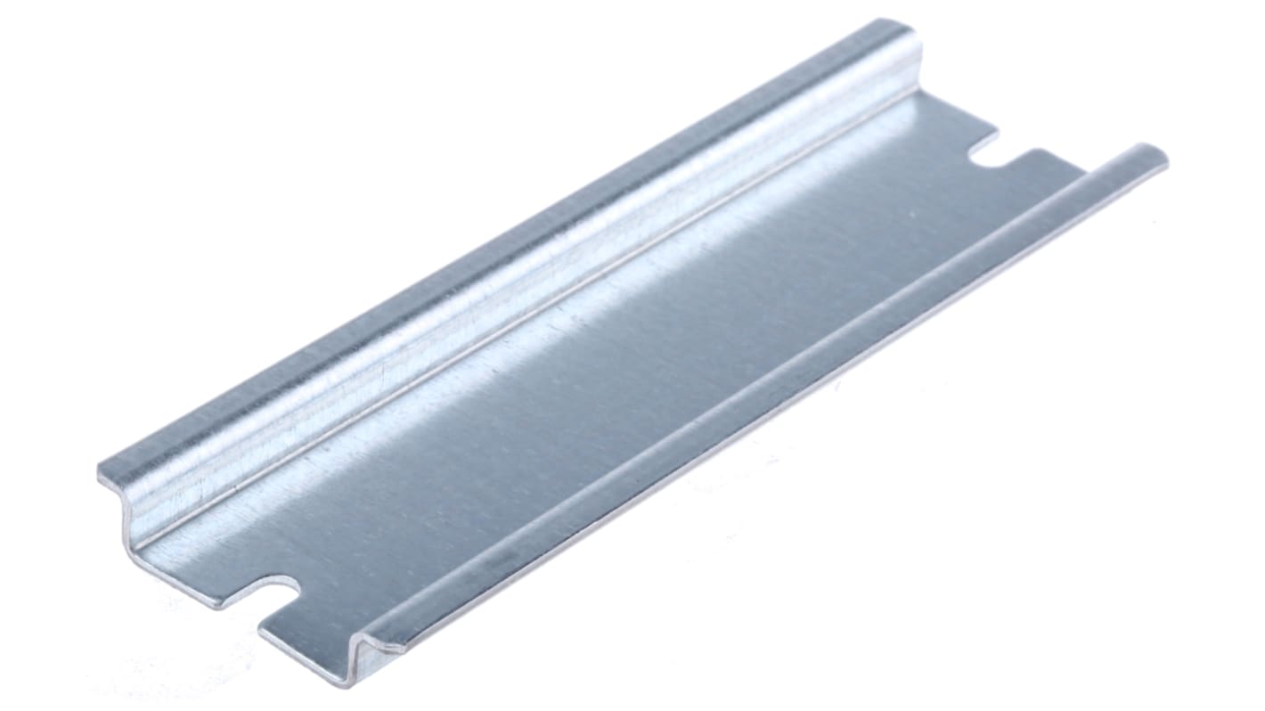 Rail DIN Fibox 110mm x 35mm x 8mm, Non perforé, Rail oméga en Acier