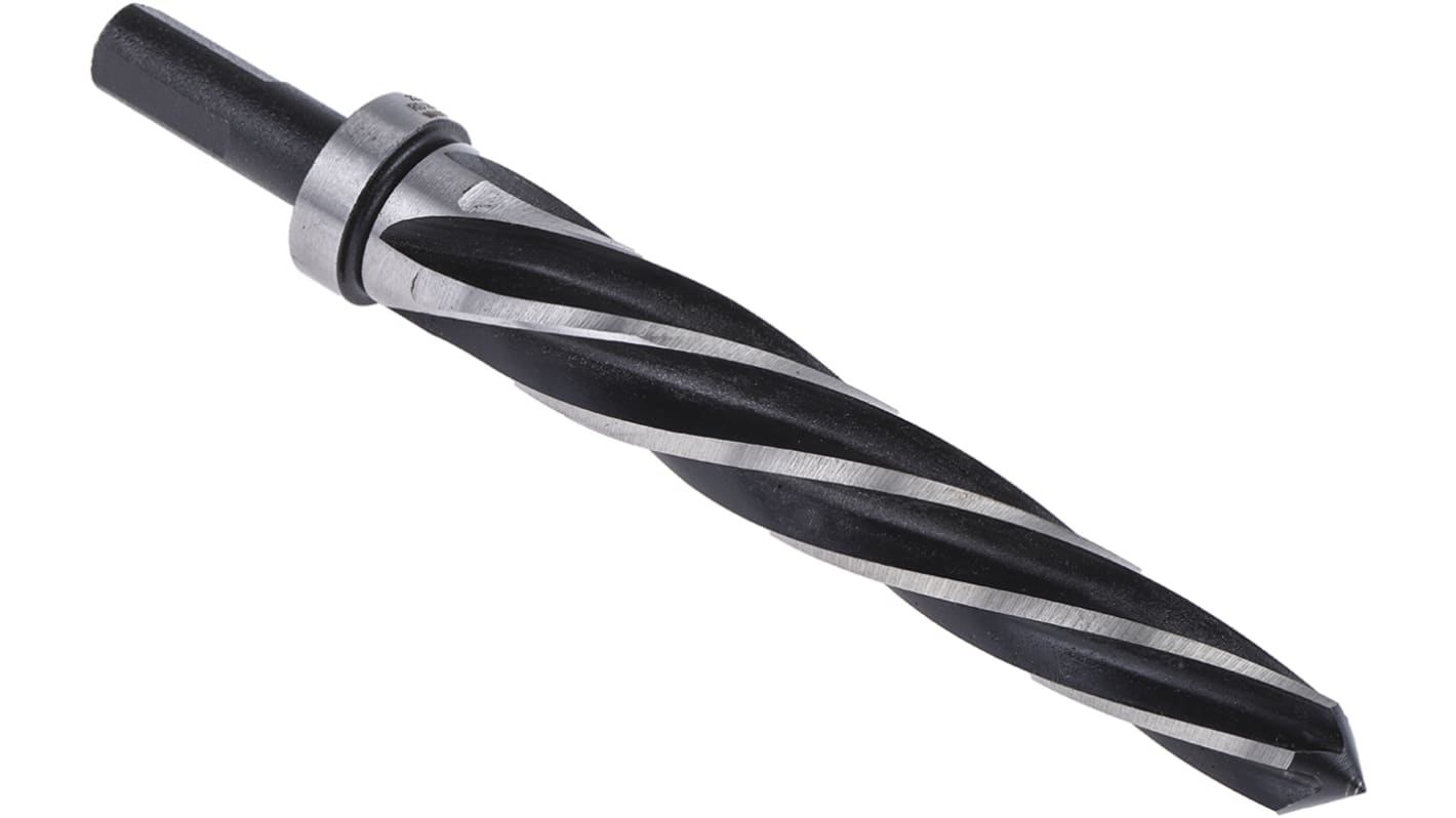 RS PRO Morse Taper Shank Reamer Bit, 22mm Diameter, 184 mm Overall