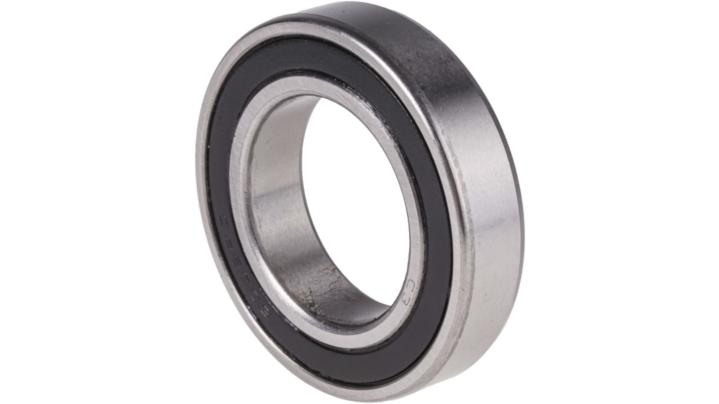 RS PRO 6008-2RS/C3 Single Row Deep Groove Ball Bearing- Both Sides Sealed 40mm I.D, 68mm O.D