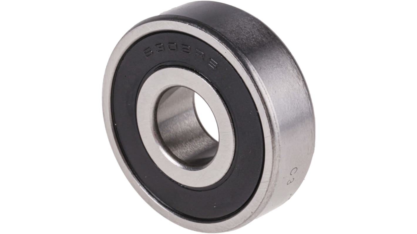 RS PRO Einreihiges Rillenkugellager Kugellager 1-reihig , Innen-Ø 15mm / Außen-Ø 42mm, Breite 13mm