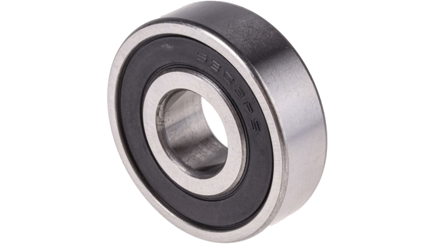 RS PRO 6303-2RS/C3 Single Row Deep Groove Ball Bearing- Both Sides Sealed 17mm I.D, 47mm O.D