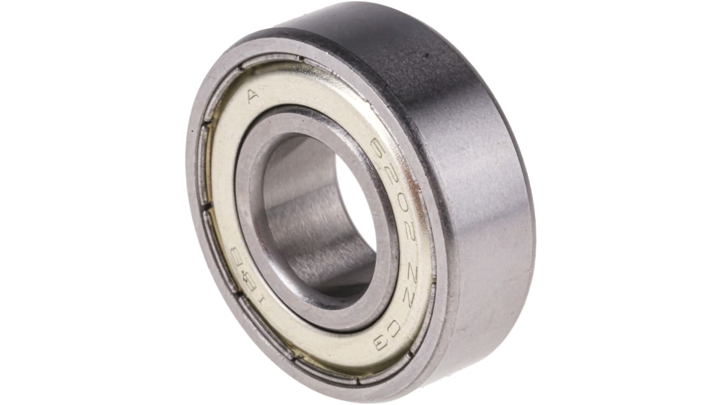 RS PRO 6202-2Z/C3 Single Row Deep Groove Ball Bearing- Both Sides Shielded 15mm I.D, 35mm O.D