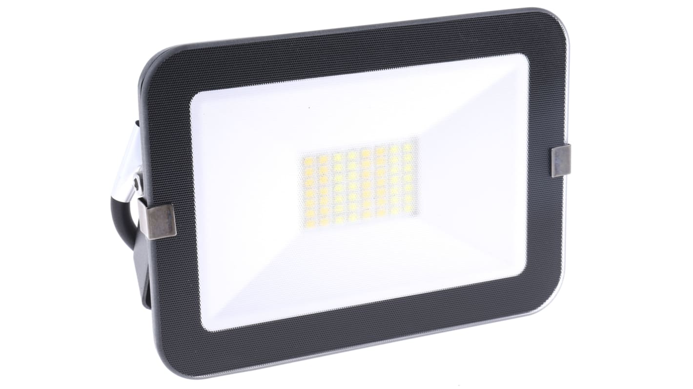 RS PRO Floodlight, 20 W, 1800 lm, IP65, 220 → 240 V ac