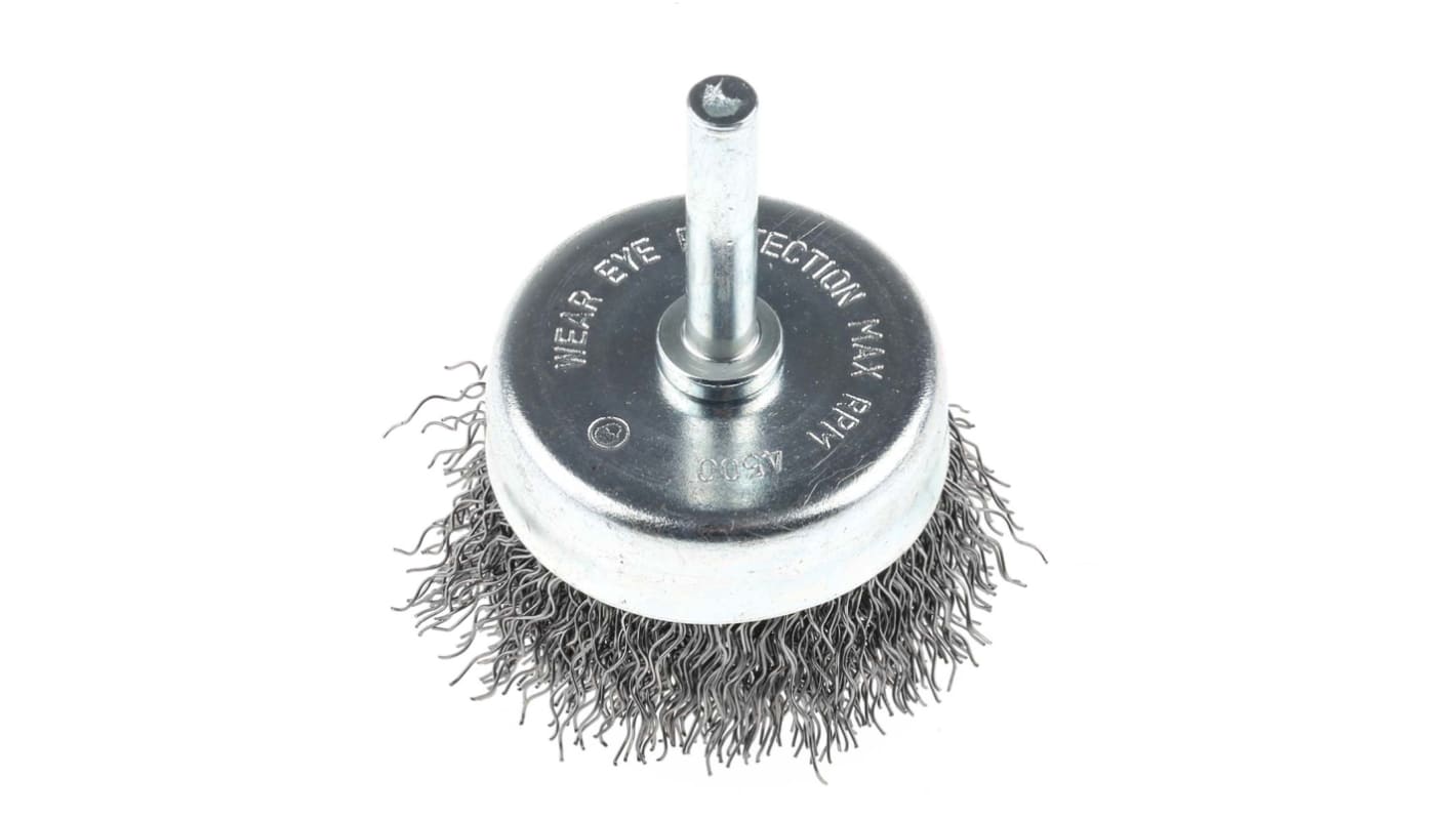 WIRE CUP BRUSH,55MM DIA