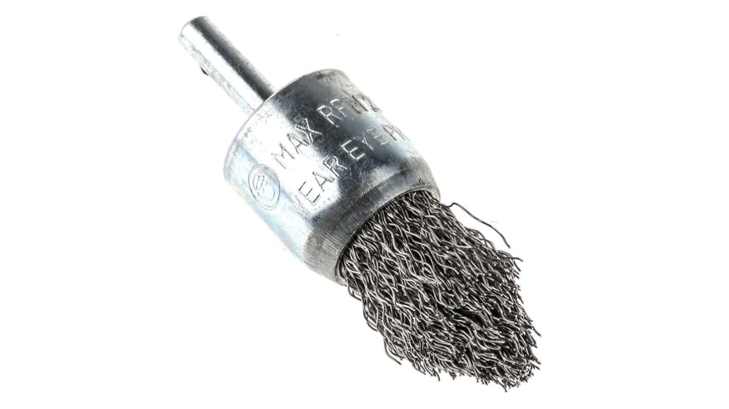 S/STEEL WIRE END BRUSH,25MM DIA