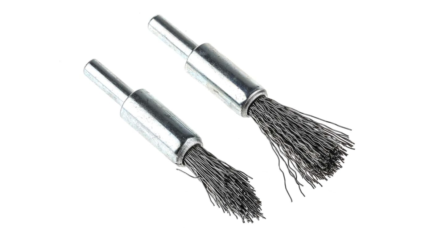 2pc DE-CARB WIRE BRUSH SET