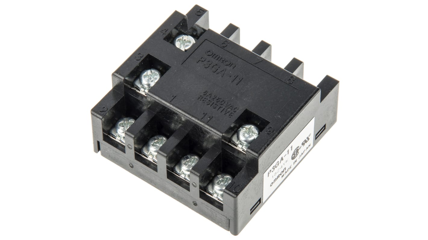 Socket Omron para usar con Serie H3CR-A, serie H3CR-F, serie H3CR-H