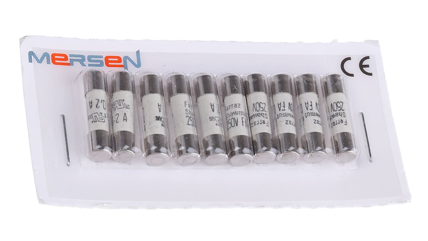 Mersen 200mA FF Ceramic Cartridge Fuse, 5 x 20mm