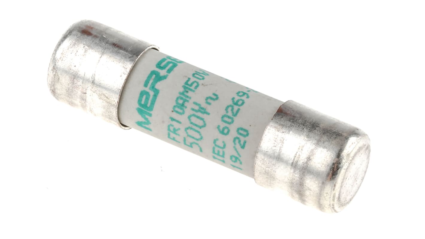 Mersen Üvegbiztosíték 10A 10 x 38mm, Nem 500V ac