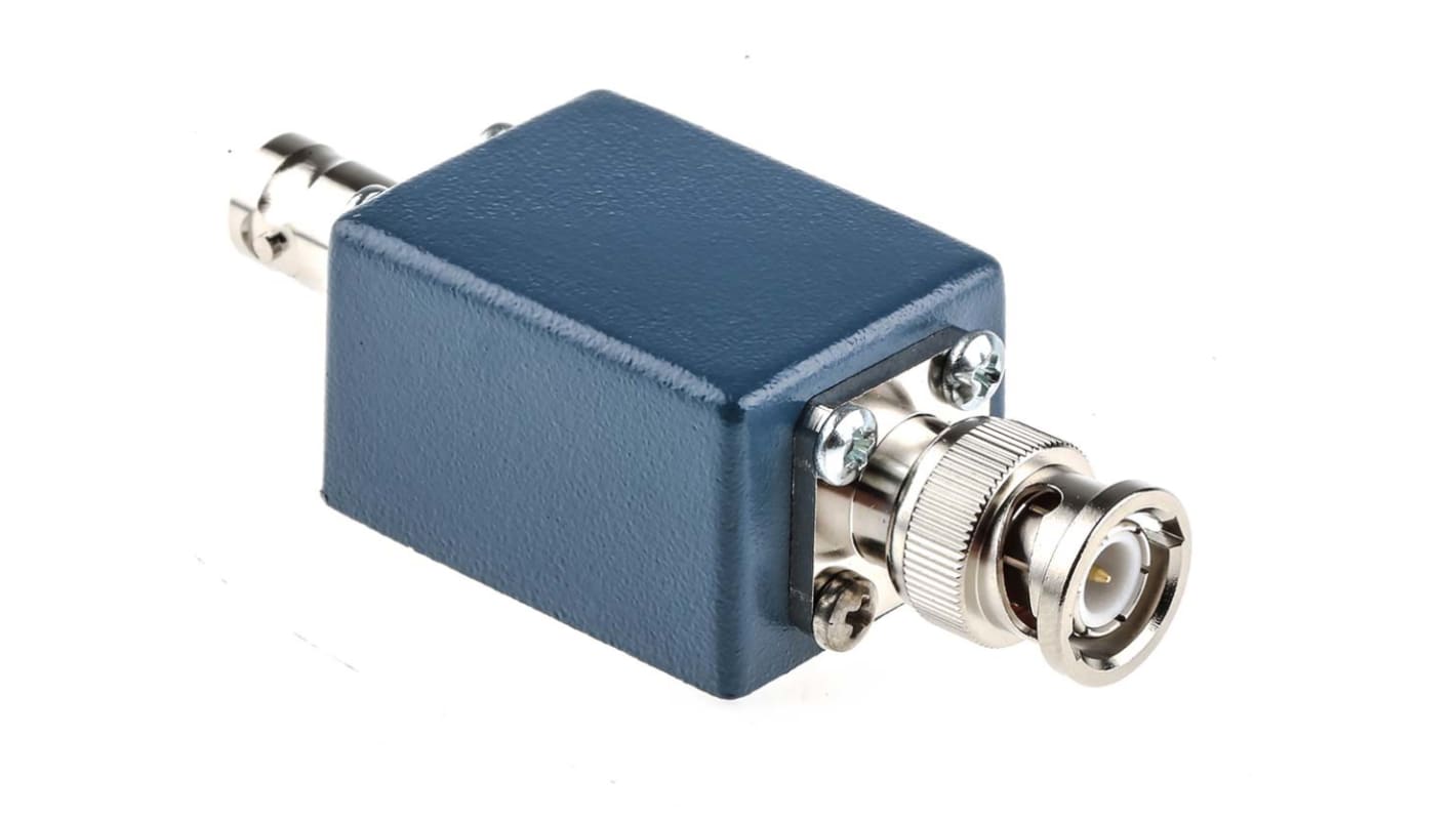 RS PRO BNC Female to Male Test Box, 2 Connectors, Blue