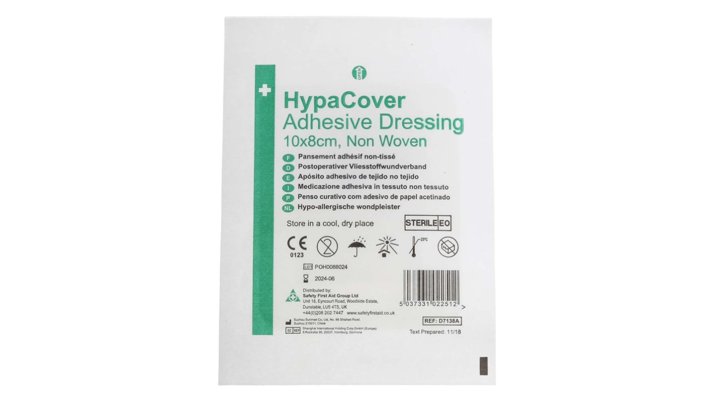 HypaCover Adhesive Dressing - Large, 10