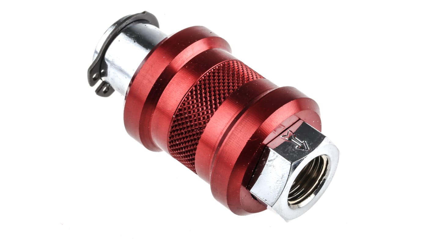 Legris LF3000 Series Straight Threaded Adaptor, G 1/4 Female to G 1/4 Female, Threaded Connection Style