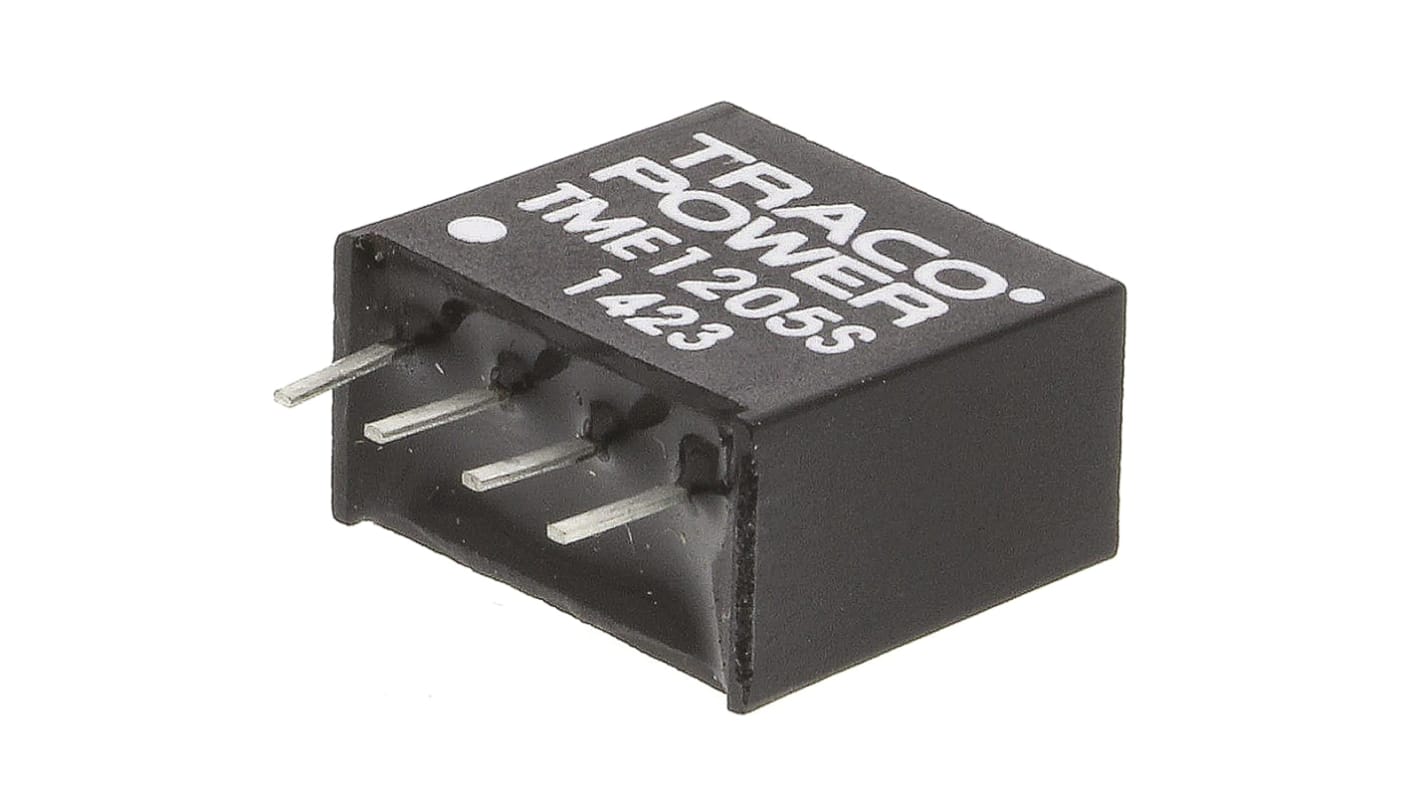 TRACOPOWER TME DC/DC-Wandler 1W 12 V dc IN, 5V dc OUT / 200mA Durchsteckmontage 1kV dc isoliert