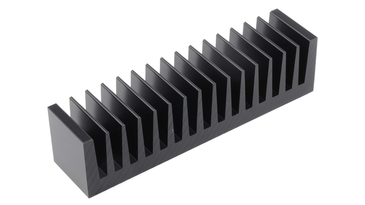 Heatsink, Universal Rectangular Alu, 1.35K/W, 37.5 x 160 x 40mm