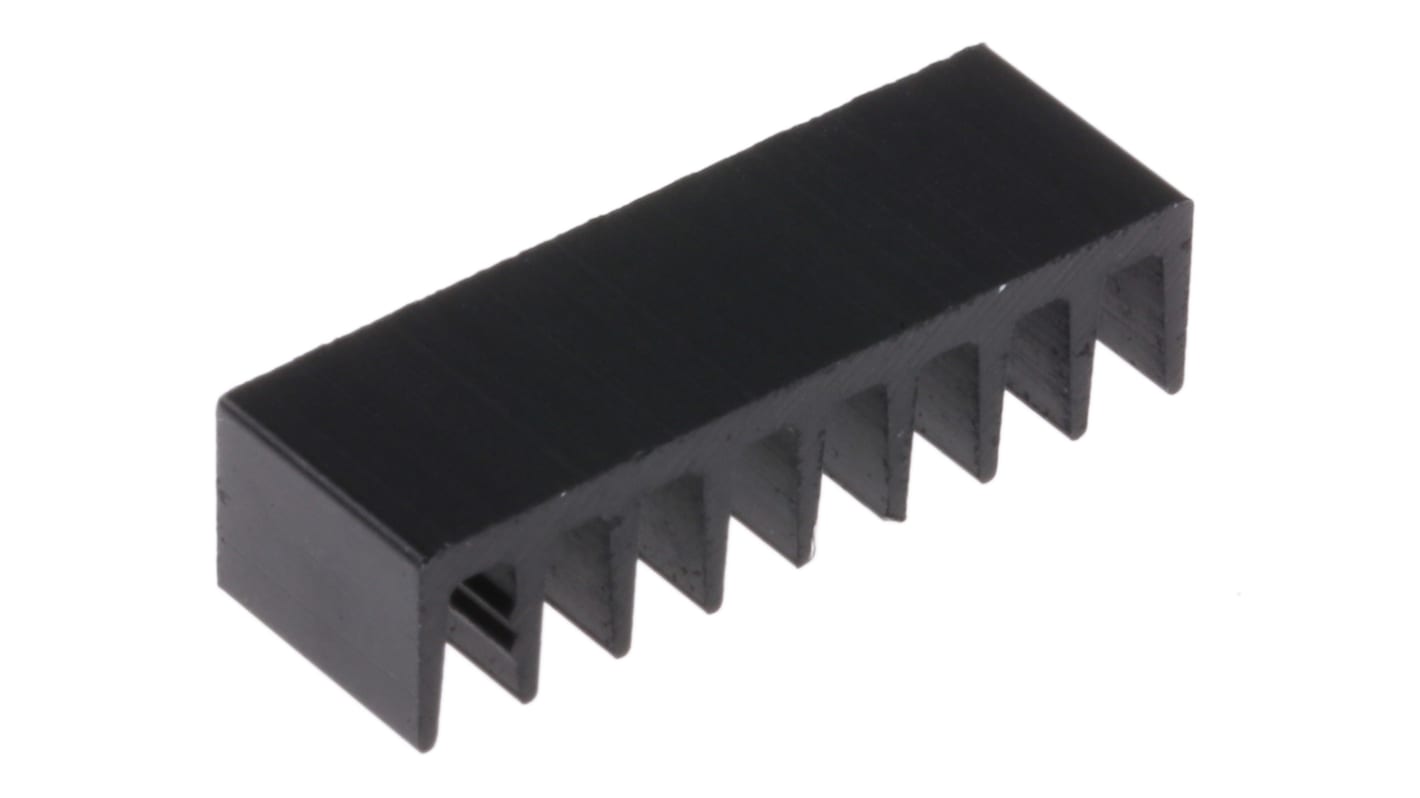 Heatsink, Universal Rectangular Alu, 50K/W, 6.3 x 19 x 4.8mm