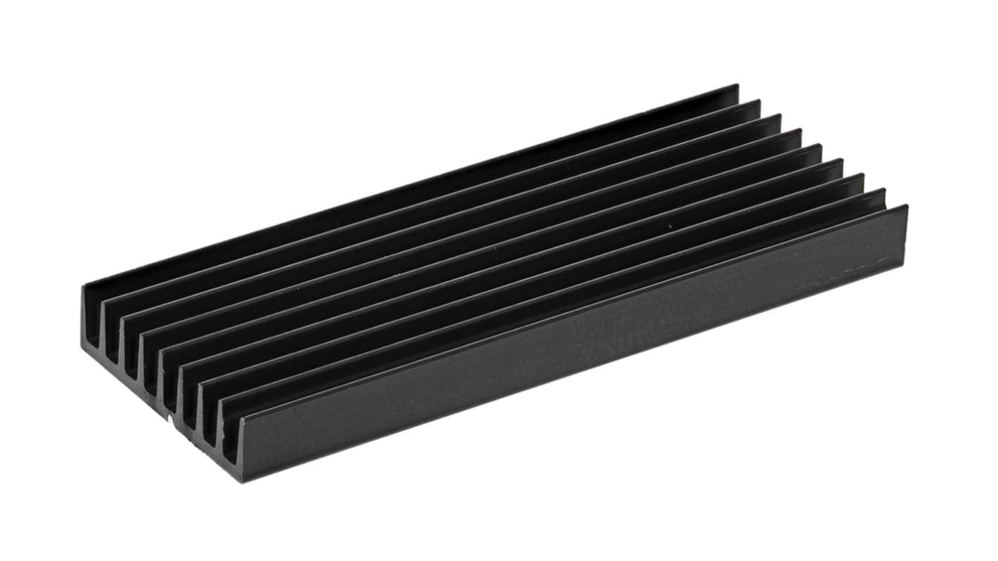 Heatsink, Universal Rectangular Alu, 8.5K/W, 51 x 19 x 4.8mm