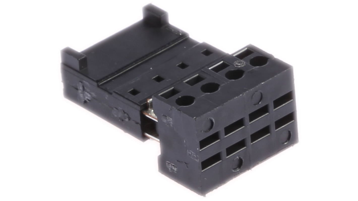 Conector IDC hembra Stelvio Kontek serie Autocom de 4 vías, paso 2.54mm, 1 fila, Montaje de Cable