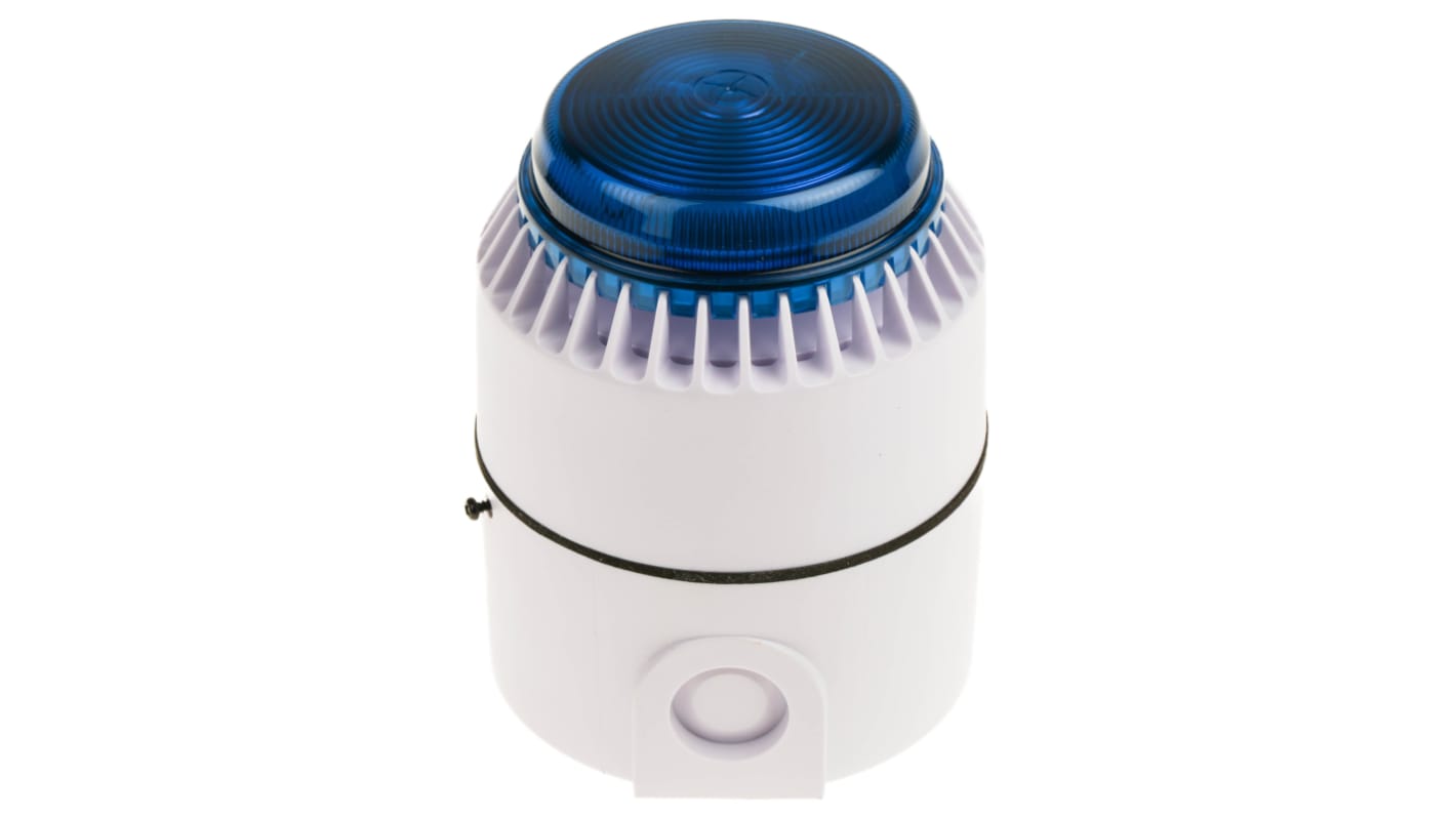 Eaton Xenon Blitz-Licht Alarm-Leuchtmelder Blau / 103dB, 9 → 15 Vdc